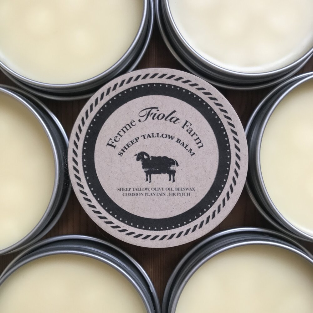 Ferme Fiola Farm Sheep Tallow Balm The Fibre Nook