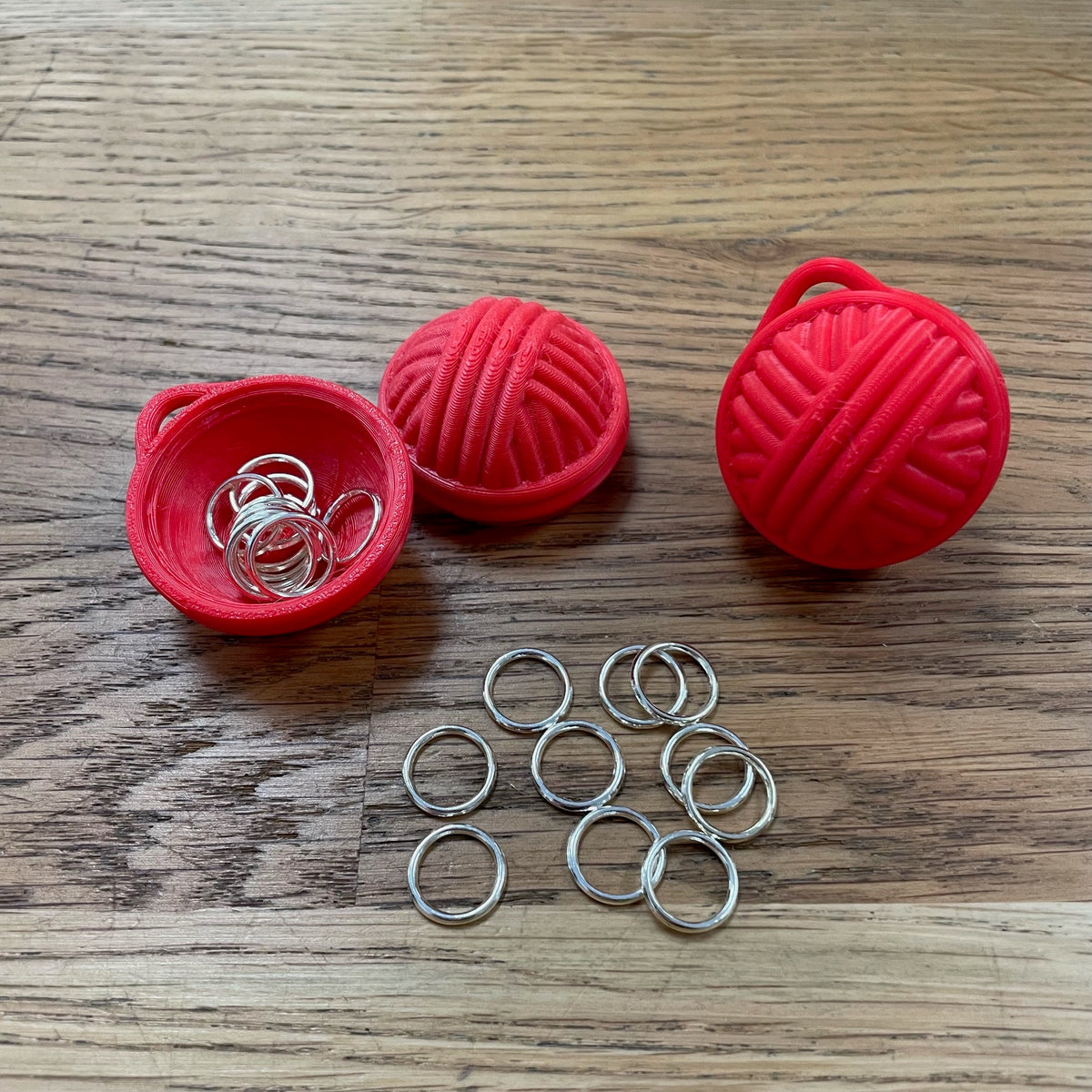 The Fibre Nook - Stitch Marker Keychain