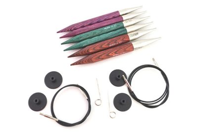 Clover, Bamboo Interchangeable Circular Knitting Needles, Tips, US 7  (4.5mm) – Copper Centaur Studios