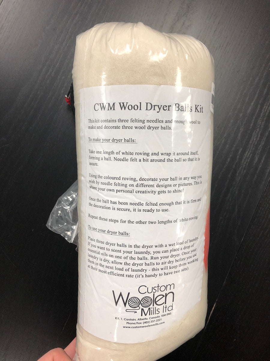 Dryer Ball Kits | Custom Woolen Mills | The Fibre Nook